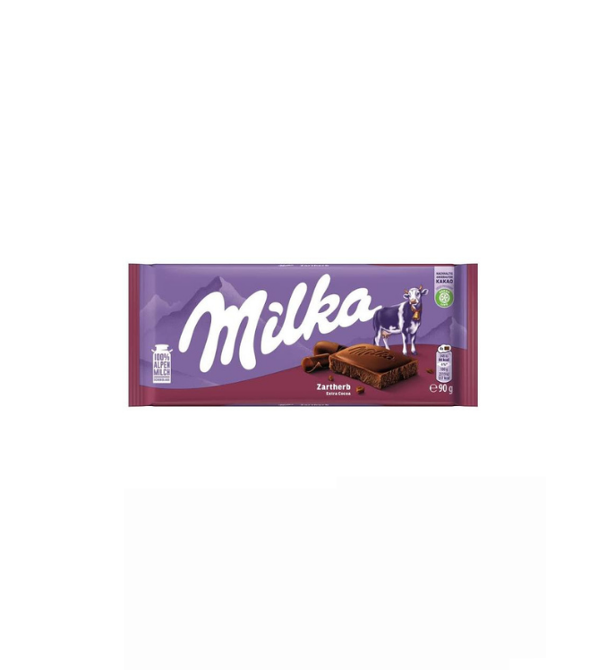 Milka - شوكولاتة بالحليب الجبلي Soft Herb - 90 غ
