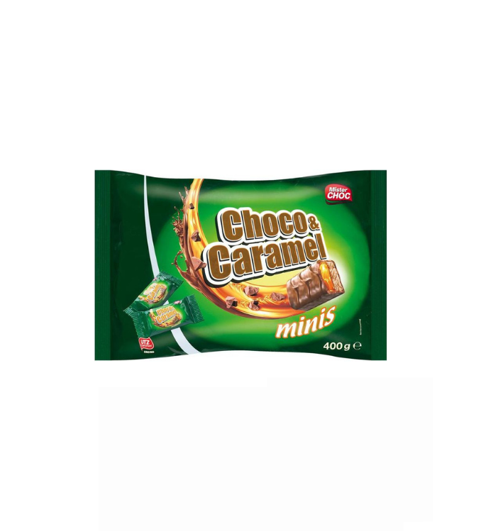 mister choc choco & caramel 18 pièces.