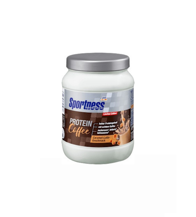 Sportness Poudre de protéine, saveur café caramel latte, 450 g
