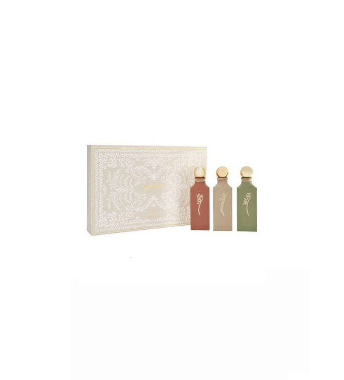 Ibrahim Al Qurashi Mini set de parfums Heritage Eau De Parfum . Mini Set Heritage 3 en 1 Eau De Parfum Parfum