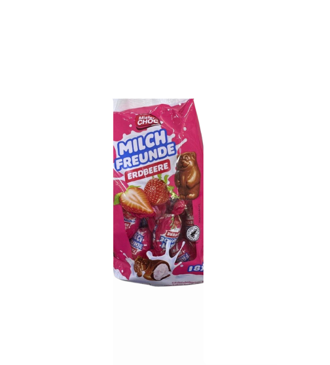 Mister Choc lait amis fraise 18 pièces
