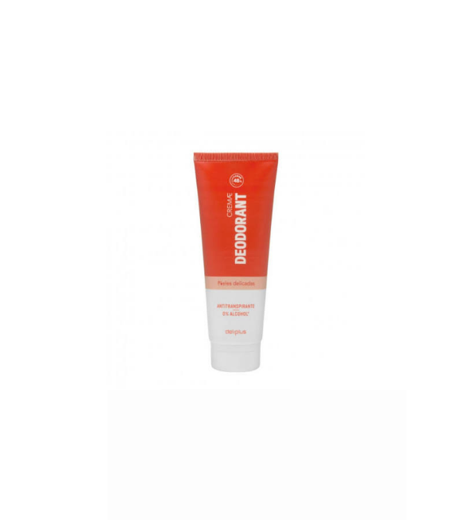 Deliplus Déodorant crème peau délicate anti-transpirant 0 % alcool ( 75 ml )