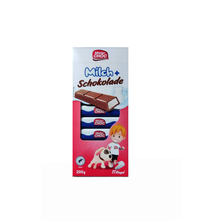 Mister CHOC – Chocolat au lait 18,2g