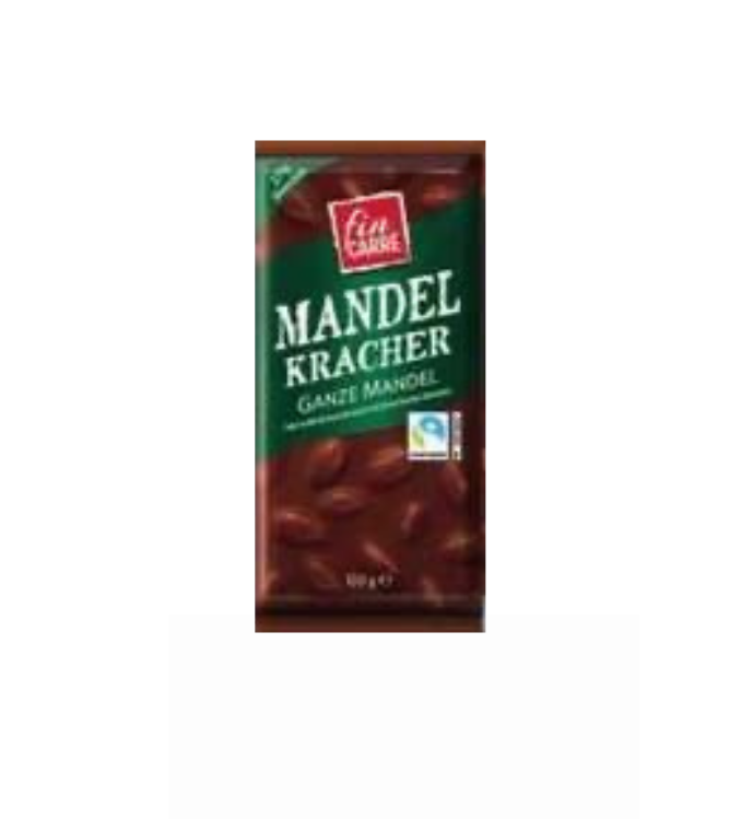 Fin carrè craquant aux amandes et amandes entières 100g