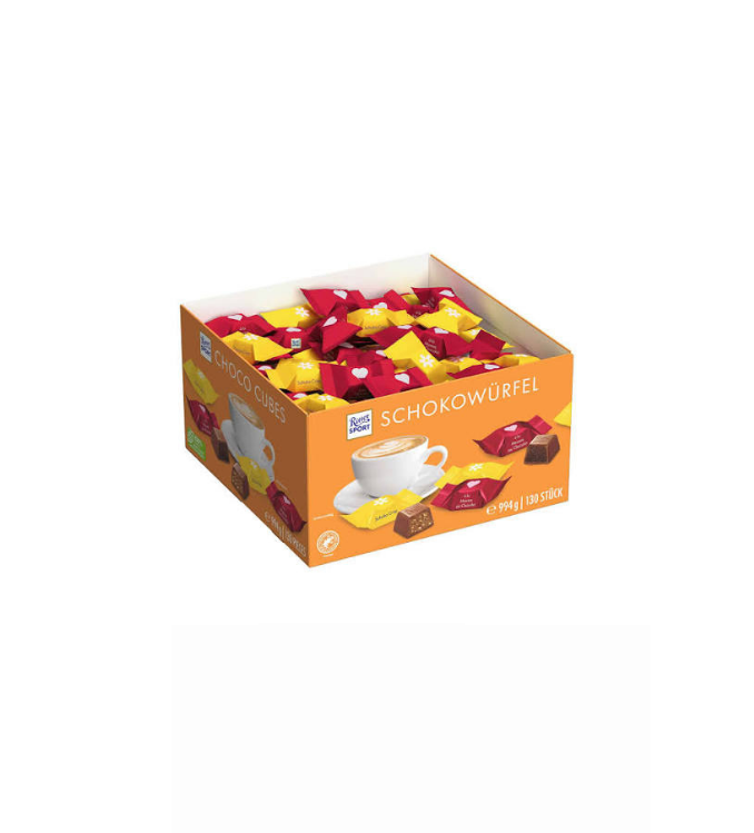 Ritter Sport cubes de chocolat 130 pièces
