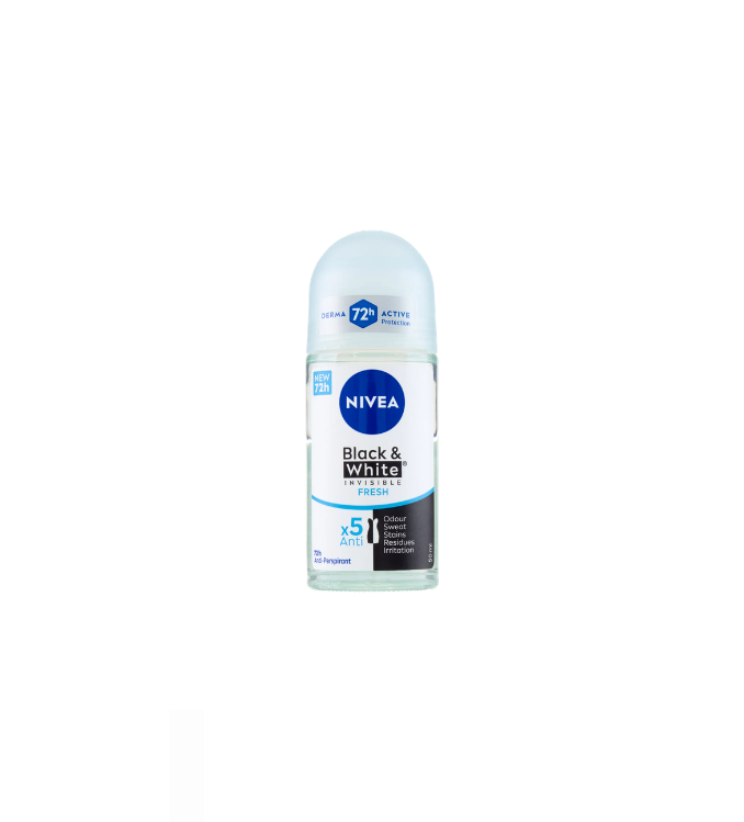 Nivea Black & White Invisible Fresh مضاد للتعرق - 50 مل