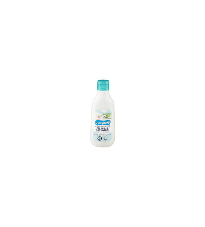 babylove | Huile de Massage et Soin Ultra Sensible pour Bébé, 250 ml