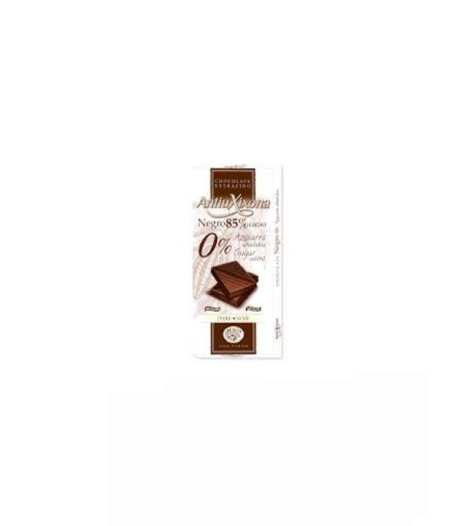 Antiuxixona Chocolat noir 85% cacao 0% sucres ajoutés 90 g sans gluten
