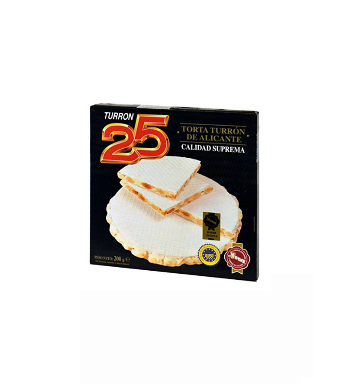 Torta turron 25 gâteau de turron d'alicante 200g