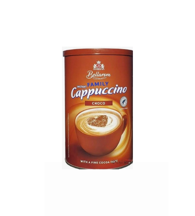 Bellarom Cappuccino schoko family avec une fine note de cacao 500g