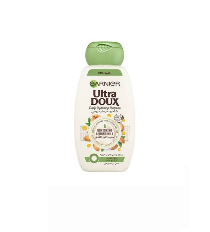 Garnier Ultra Doux - شامبو حليب اللوز وعصارة الصبّار - 400 مل