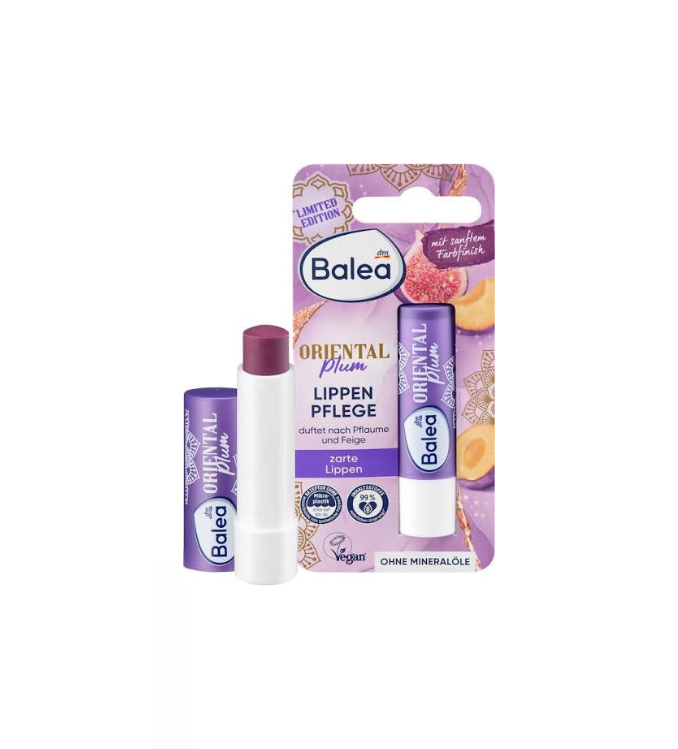Balea Baume à lèvres à la prune orientale, 4,8 g