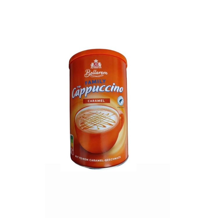 Bellarom Cappuccino caramel familial avec un goût de caramel fin 500g