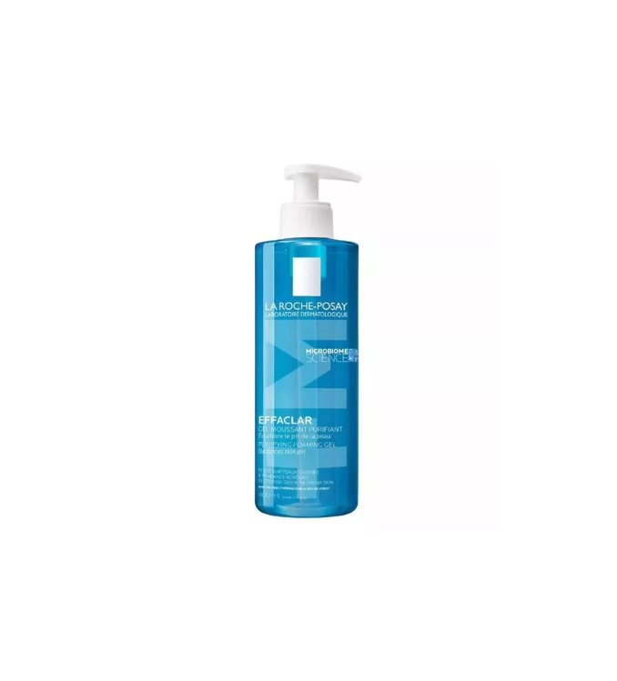 La Roche-Posay EFFACLAR Gel Moussant 400ml - Purifiant, Peaux Grasses, à Imperfections, à Tendance Acnéique