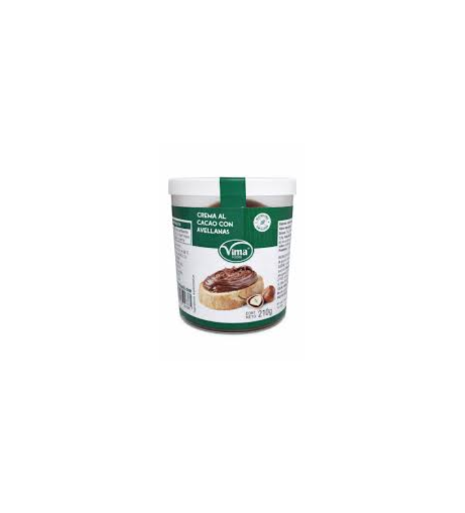 Vima Foods - Crème de cacao avec noisettes 210 g