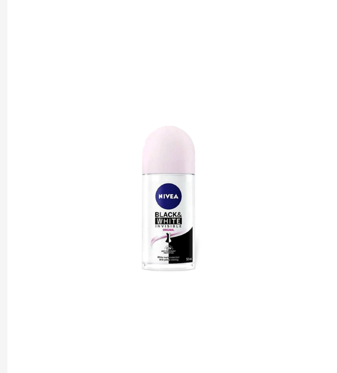 Nivea رول-أون غير مرئي Black & White - 50 مل