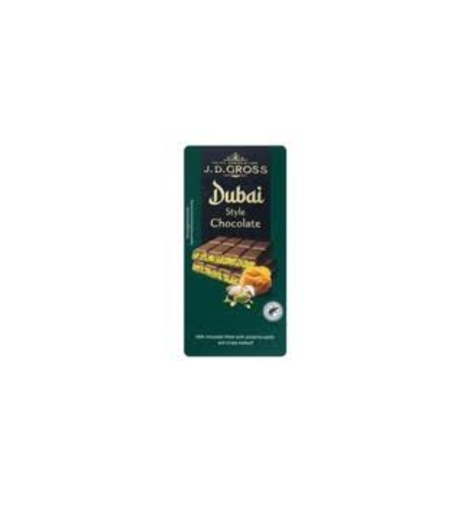 J.D. Gross – Chocolat Style Dubaï 122g