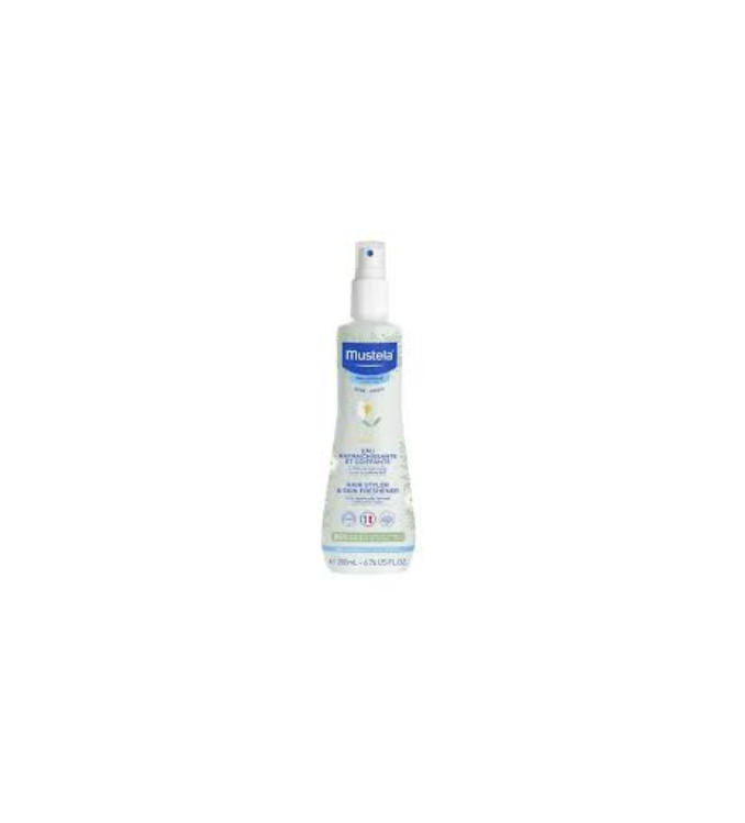 Mustela مياه منعشة ومُرتّبة للشعر بماء البابونج - 200 مل