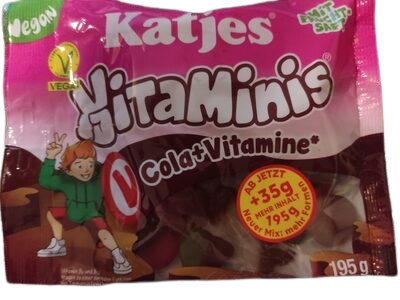 KATJES VitaMinis Cola+Vitamines avec jus de fruits 195g