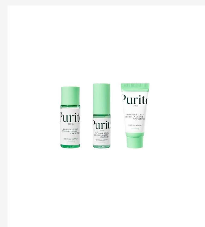 Purito Purito Seoul Wonder Releaf Centella Mini Kit Sans Parfum