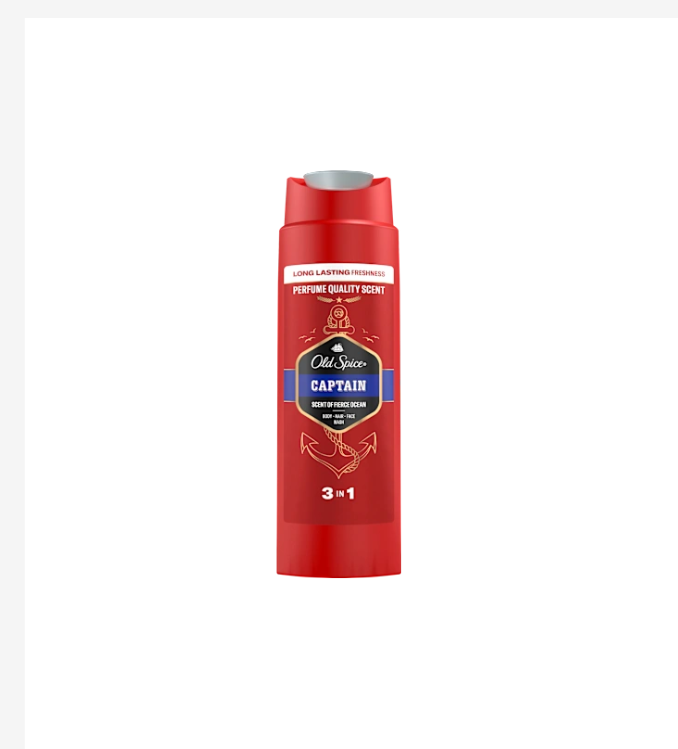 Old Spice Gel douche 3 en 1 Captain, 250 ml