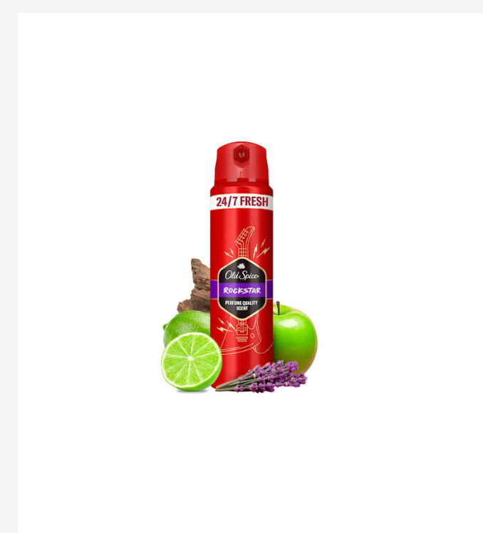 Old Spice Déodorant en spray Rockstar, 150 ml