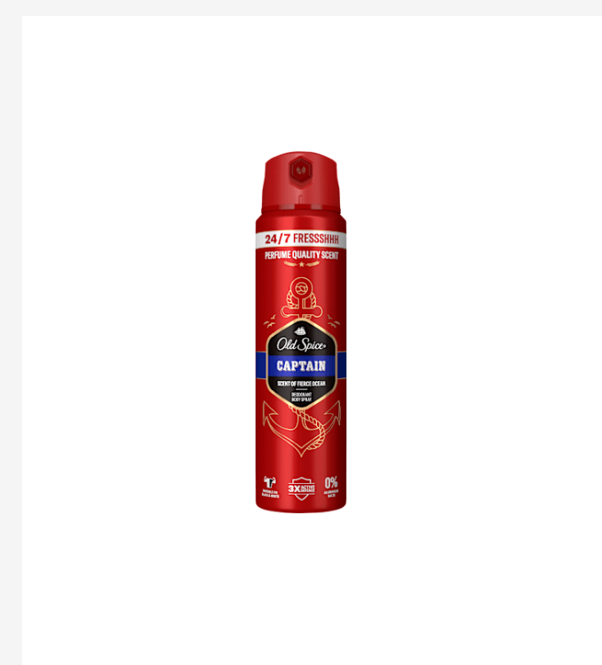 Old Spice Déodorant en spray Captain, 150 ml