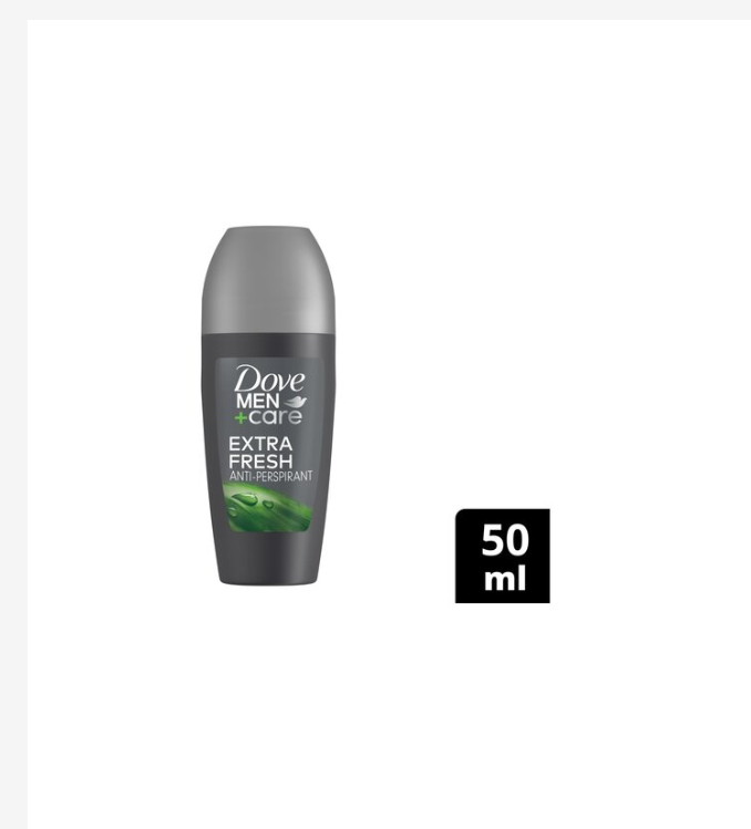 Dove Men + Care Extra Fresh Antiperspirant Roll On Déodorant 50ml
