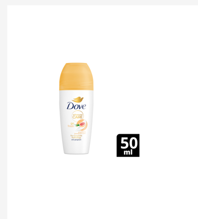 Dove Go Fresh Pamplemousse & Citronnelle Déodorant Roll-On 50ml