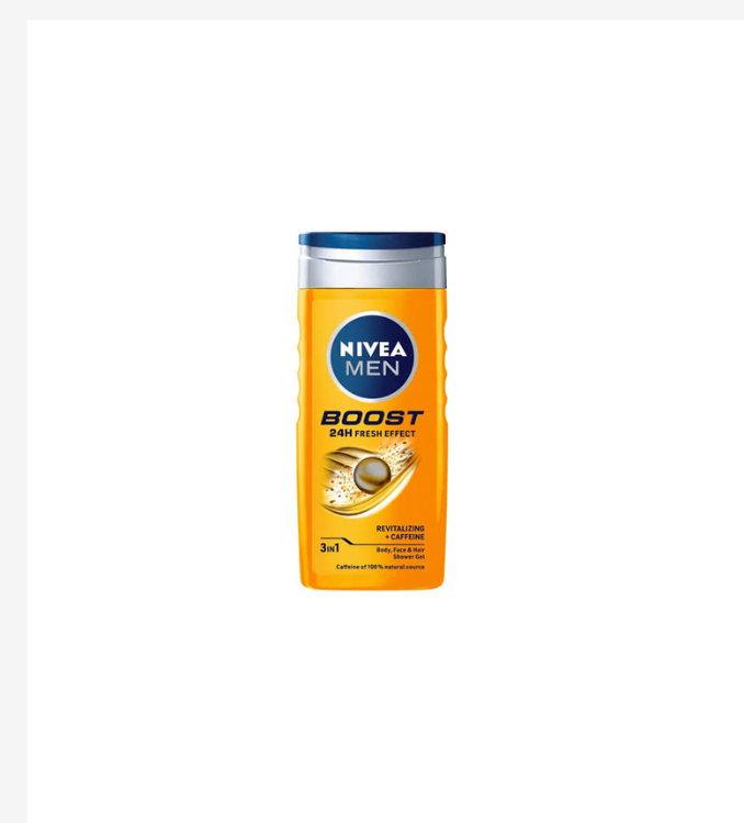 NIVEA MEN, Gel douche pour homme 3en1, Boost, 250ml
