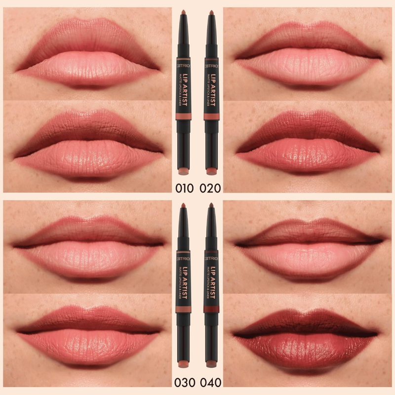 Catrice Duo Rouge à Lèvres et Crayon Mat Lip Artist — 010 Always Together