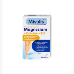 Mivolis Comprimés de magnésium, calcium et vitamine D3, 45 comprimés, 94 g