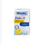 Mivolis Gélules de zinc et de vitamine C, 60 gélules, 38 g