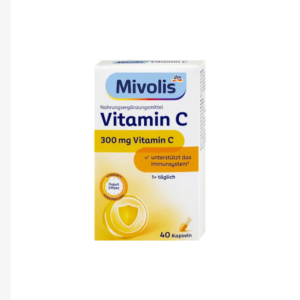 Mivolis Capsules de vitamine C dépôt, 40 capsules, 22 g
