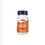 NOW - Vitamine D3 5000 UI - 120 Gélules molles