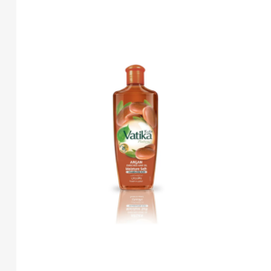 Vatika Naturals Huile Capillaire Enrichie à l'Argan | Bienfaits des Multivitamines A, E & F | Brillance Éclatante, Formule Non Grasse Pour Cheveux Doux et Hydratés – 200 ml