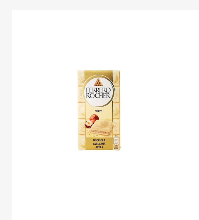 Ferrero Rocher -Barre de chocolat blanc 90g