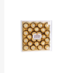 Ferrero Rocher - Pralinés au Chocolat au Lait et aux Noisettes Coffret de Chocolats 24 Pièces 300g